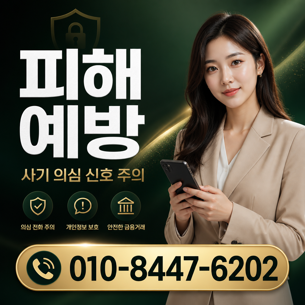 피해 예방 주의사항